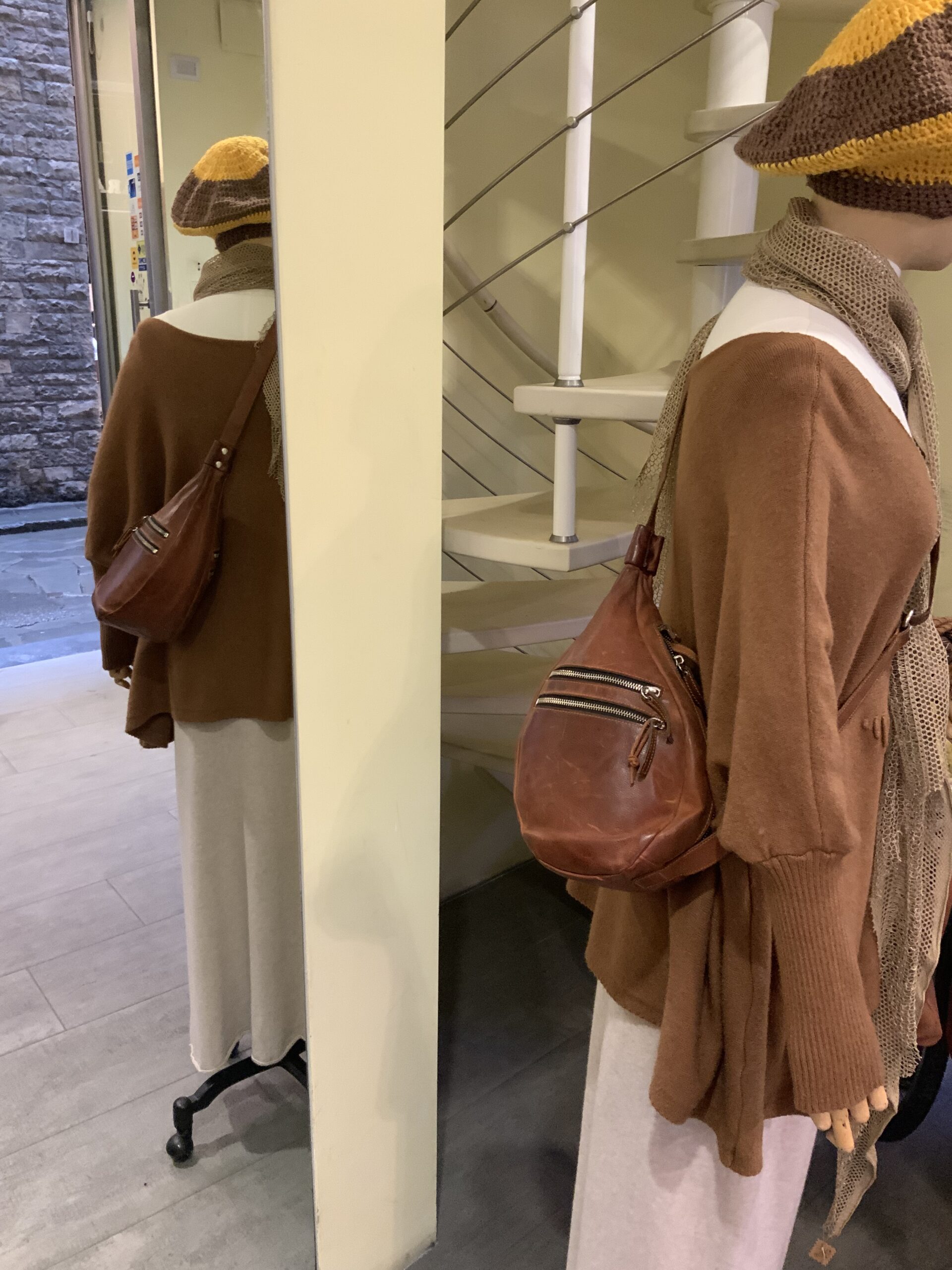 Zampognina piccola Shoulder Bag ORANGE